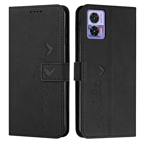 �X�}�z�P�[�X �Ή��@�� for Motorola Edge 30 Lite/Edge 30 Neo �X�g���b�v�y�J�[�h�z���_�[�t�����z �}�O�l�b�g�o�b�N�� �t���b�v�L�b�N�X�^���h�J�o�[�zBlack