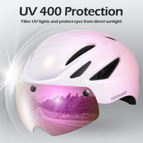 Odoland Magnetic Visor Helmet