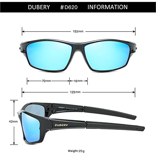 Image of DUBERY Sport Polarized Sunglasses for Men UV Protection Driving Fishing Sun Glasses D620