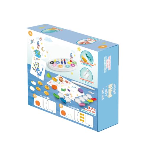 Leroxo Magic Paint Set,Mess Free Painting Station for Kids, Toddler Coloring,Gift for 3,4,5,6,7,8,9 Year olds by Leroxo - Image 2
