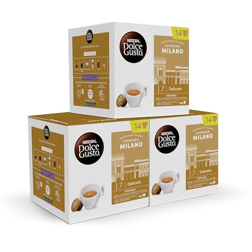 NESCAFÉ Dolce Gusto Café Espresso Milano - Cápsulas de café, 42