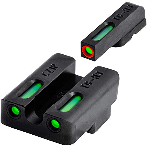 Image of Truglo TFX PRO Handgun Sight, Glowing Shock Proof Tritium and Fiber Optic Night Sight for Handguns, Compact, Durable, and Snag Free Sight