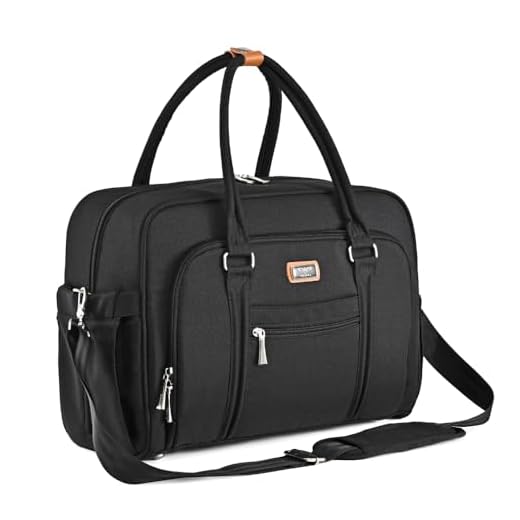 WELAVILA Bolsa de Pañalera, bolso para pañales unisex con almohadilla para cambiar y bolsillos aislados para Mamá y Papá, bolsa de viaje convertible (Negro)