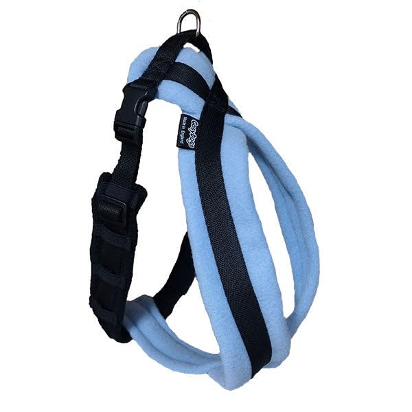 Cosydogs Fleece Dog Harness in Baby Blue: Size 3