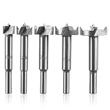 Tamaño de la broca Forstner: 5 diámetros de corte diferentes: 19/32" (15 mm), 25/32" (20 mm), 1-3/16" (30 mm), 1-3/8" (35 mm).