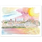 Historic Arles with view of Old Town, Historic Arles with Wall Print, Historic Arles with Photo, Historic Arles with Poster,26