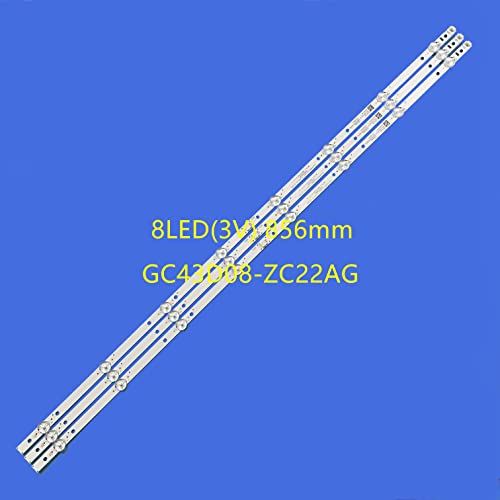 Bande LED pour Samsung UE43J5202 rétroéclairage TV 43 pouces