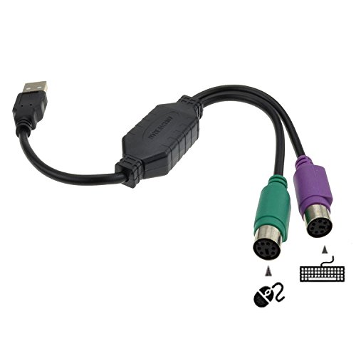 Ruibo Sike USB macho a PS/2 hembra cable conversor convertidor de cable PS2 teclado ratón Cable adaptador activo