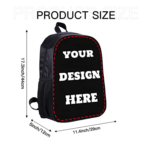 Custom Laptop Backpack, Custom Personalized Text Picture Backpack, Customize Travel Backpack For Men Women, Customize Learning Backpack For Boy Girl, 17In Casual Backpack #TOP1