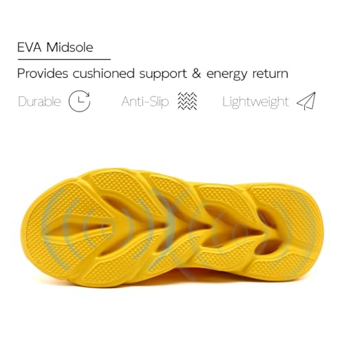 Image of EGMPDA Mens Shoes Running Slip On Tennis Walking Shoes Lightweight Breathable Sneakers for Gym Work Casual Soft Sole Trainers Non Slip Athletic Footwear