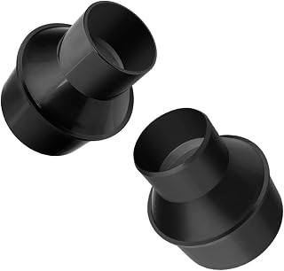 POWERTEC 70345 Dust Collection Reducer Fittings, 4" to 2-1/2" Hose & 4" Port to 2-1/2" Hose, 2-Pc Set