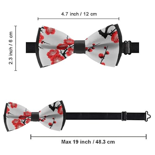 Supdreamc Pre-Tied Bow Tie For Men & Boys, Adjustable Formal Wedding Tuxedo Accessories Banquet Graduation4