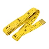 Nastro Sartoriale PVC ABS 1.5m Portatile Nastro Sartoriale PVC(Yellow)