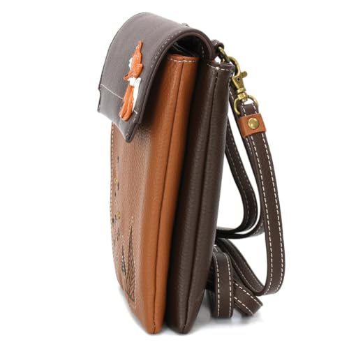 Image of CHALA RFID Criss Crossbody Cell Phone Purse - Women Faux Leather Xbody Handbag with Adjustable Strap