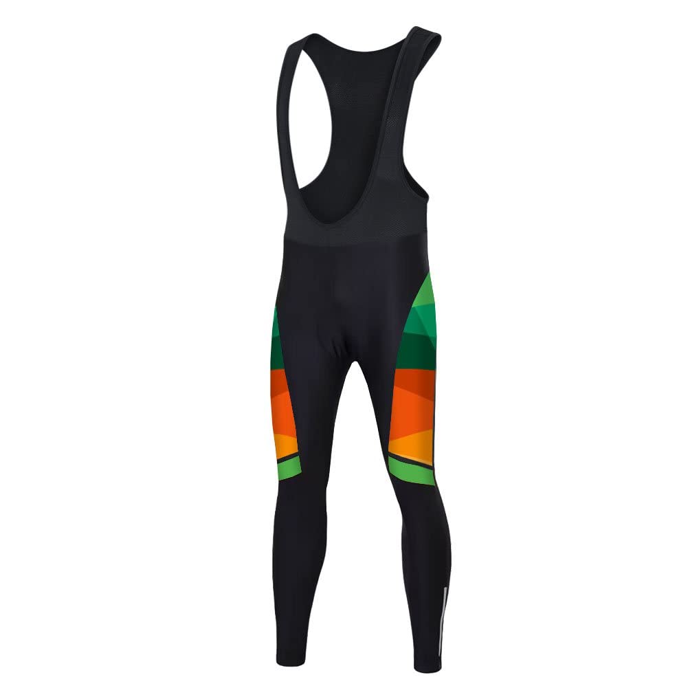 UGLY FROG Invierno Culote Ciclismo Hombre Largo Culote Bicicleta Montaña/MTB Maillot de Ciclismo Pantalón con Tirantes, Thermal Secado Rápido RKMY01