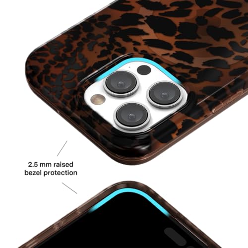 VELVET CAVIAR Leopard Tortoise Shell Phone Case for iPhone 16 Pro - Compatible with MagSafe [10ft Drop Tested] - Protective Luxury Designer Cases by VELVET CAVIAR - Image 4