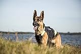 Julius-K9, IDC Multifunktionale Hundeweste 3in1, Größe: XL, Schwarz und Neon