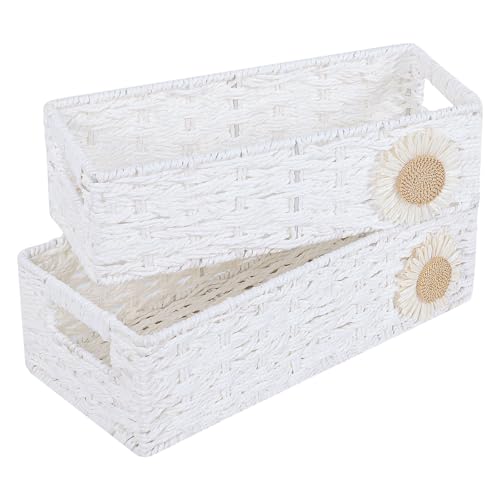 YheenLf Aufbewahrungsbox, 2er-Pack Aufbewahrungskörbe, Geschenkkorb...
