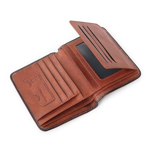 Three-fold Short Money Clip Layer Men's Wallet Multi-function Driver's License3