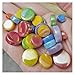100g Round Glass Mosaic Tiles Diameter Mix Jade Tile 66(All Color-Size Mix)