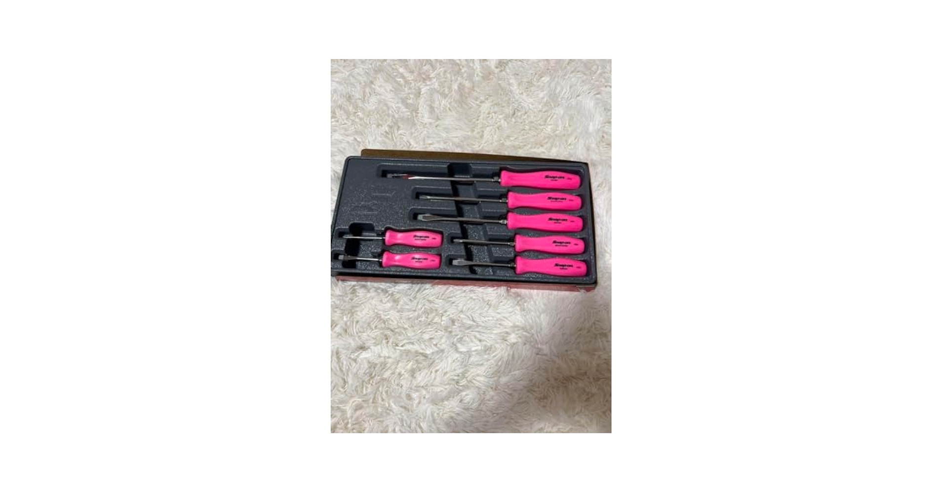 Oral−B D5055163XSP PINK FASTPRO 8-Piece Pink Magnetic Screwdrivers Set with 4