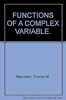 Functions of a Complex Variable B0039WFZME Book Cover