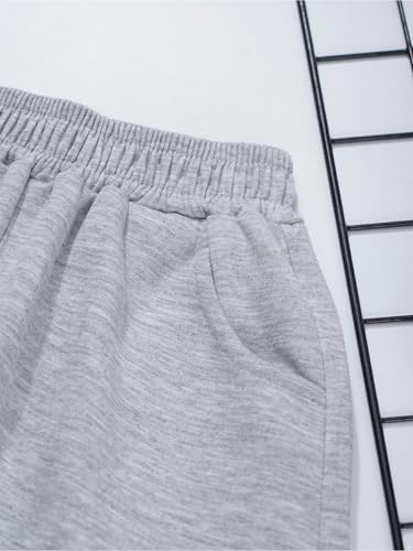 YiZYiF Boys Girls Elastic Waist Jogger Trousers Active Sweatpants for Outdoor Hiking Capris 3-13 Years4