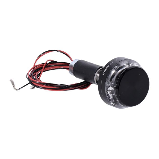 Generico Flecha Izquierda Moto Gadget mo.Blaze Disc LED universal para manillar, Homologación ECE, estilo moderno Alta visibilidad, OEM 6002021, Instalación fácil