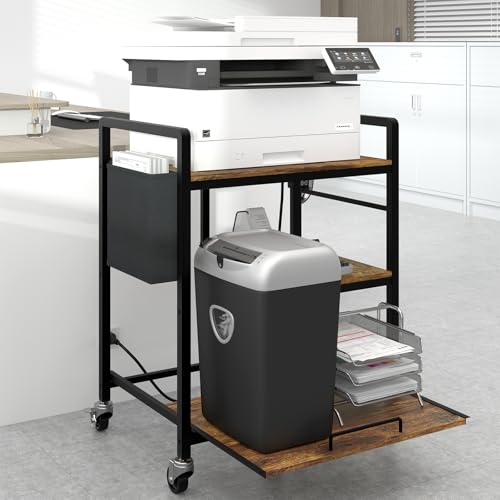 Image of Sedegn Printer Stand with Storage: 24 x 18 Inch Top for Large Printers