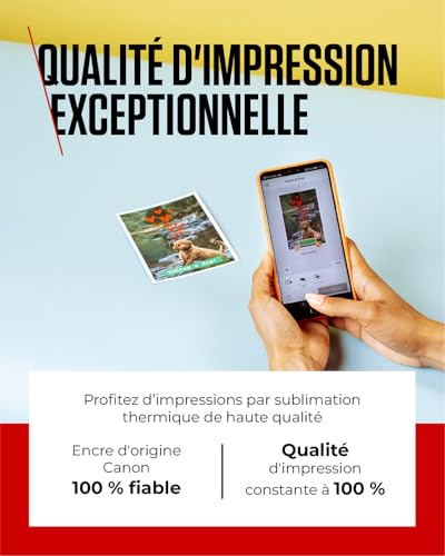 Canon SELPHY RP 108 lot encre + papier 2 cartouches d'encre pour imprimante 2 x cartouches et 108 feuilles 100 x 148 mm pour imprimante portable - vue 5