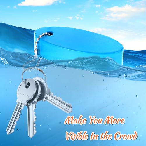 Image of Apausvcm 3 Pcs Foam Floating Keychain, Floating Boat Keychain Waterproof Surfboard Key Ring for Kayak Sailing Swiming