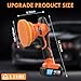 Cordless Car Buffer Polisher, Car Polishing Kit with 21V 2 X 4.0Ah Batteries, Orbital Eccentric Buffers with 8 Variable Speed Up to 6000 RPM, 6IN Touchscreen Buffer for Car Detailing/Scratch Removing