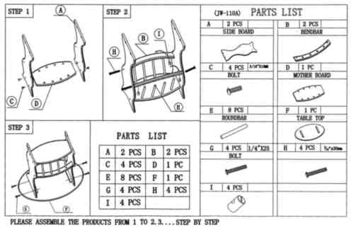 Miniatura 4 de Frenchi Furniture Mesa de revista, cereza oscura