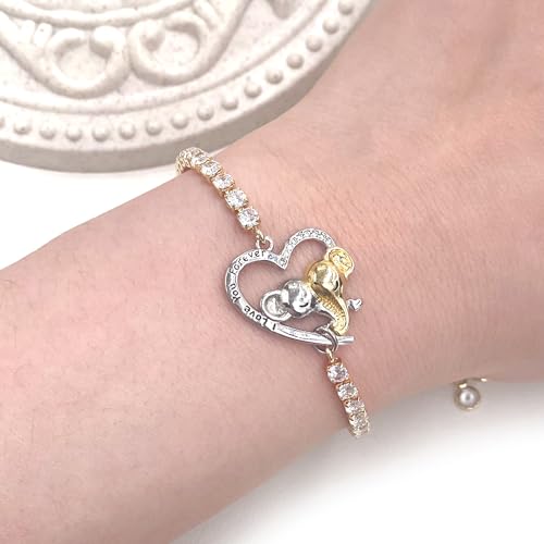 Elegant Elephant Bracelet,Personalized Cute Heart Elephant Wrist strap, Handmade Elephant Jewelry, Stylish Personalized Heart Elephant Slider Bracelets, Brass Zircon,nice bag