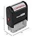 ExcelMark Confidential Self Inking Rubber Stamp - Red Ink