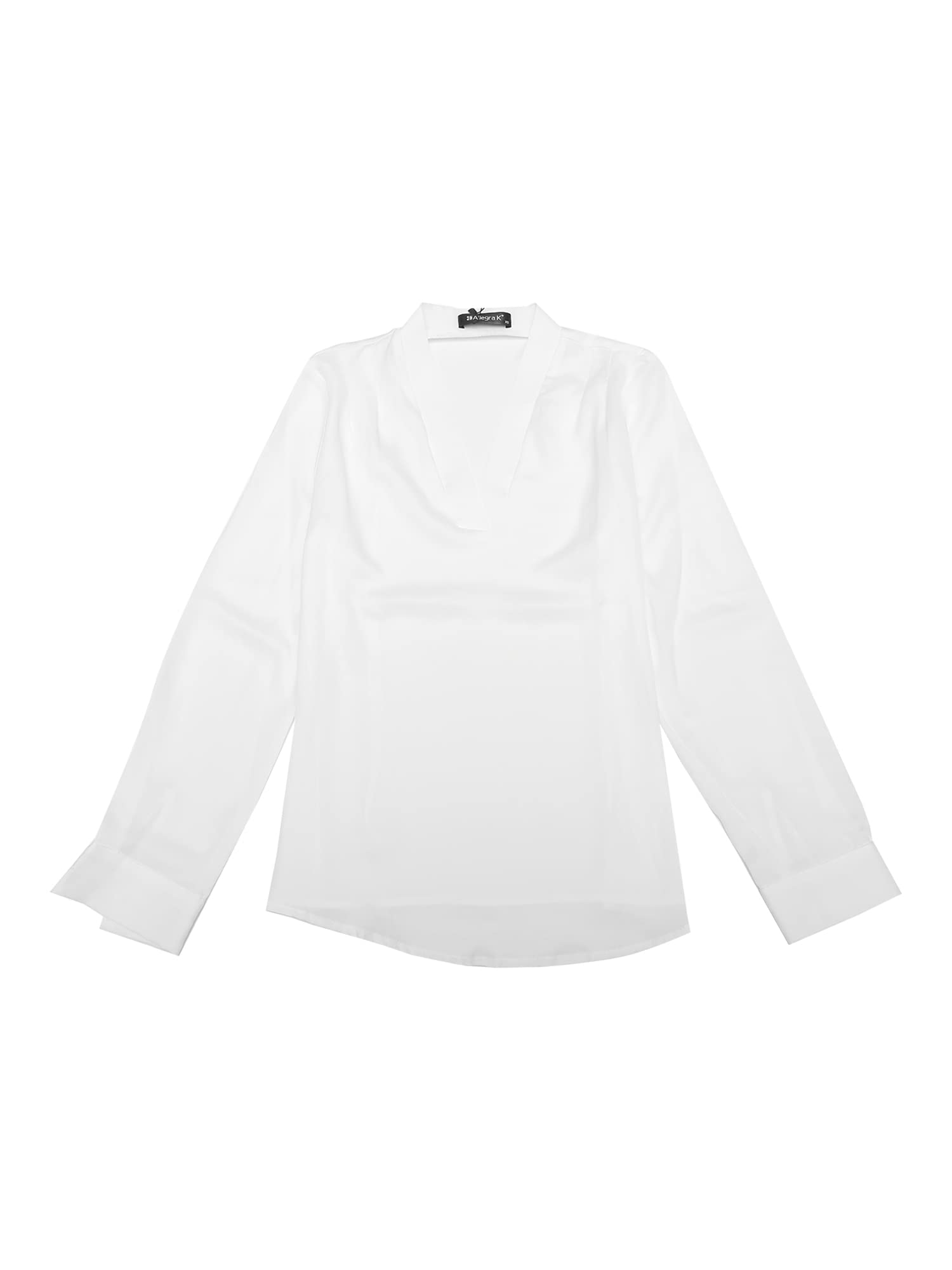 Allegra KWork Top for Women's V Neck Long Sleeve Blouse