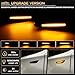 Smoked Lens Sequential Amber LED Side Marker Turn Signal Light for BMW E60 E90 E92 E93 E82 E46 E83 E91 128i 135i 328i 335i E61 E88 E91 Front Fender Dynamic Indicator
