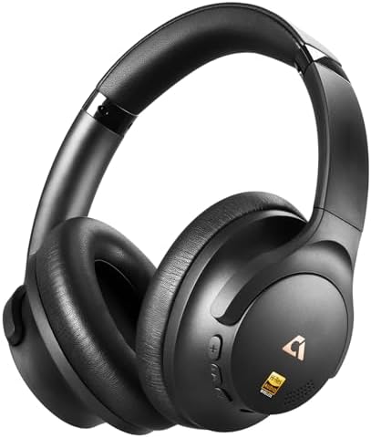 1Mii Y8+ Hybrid Active Noise Cancelling Headphones, 100H Ultra Pl...