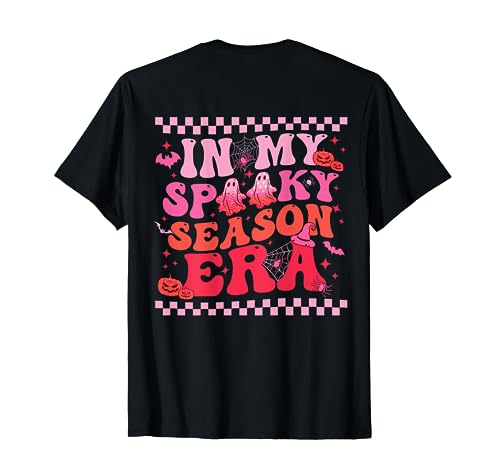 In My Spooky Season Era Halloween Groovy Funny Ghost Spooky T-Shirt