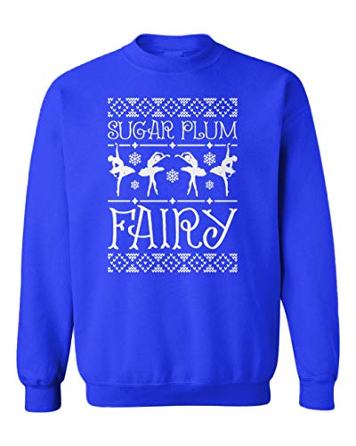 Sugar Plum Fairy - Ugly Christmas Toddler Fleece Crewneck Sweater