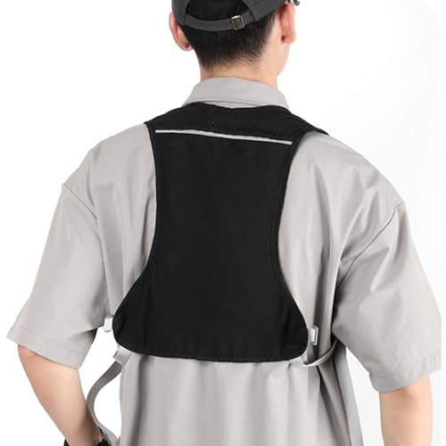Chaleco de agua reflectivo para running con soporte para teléfono 7