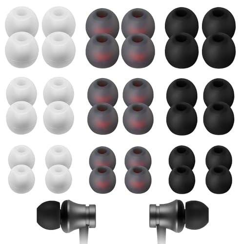 Gregali 36PCS Earphone Buds Replacement 3 Size Silicone Earbud Tips Noise Isolation Comfort Rubber Ear Bud Tips Durable Earphone Replacement Tips Universal Replacement Earphone Buds Gregali 36PCS Earphone Buds Replacement 3 Size Silicone Earbud Tips Noise Isolation Comfort Rubber Ear Bud Tips Durable Earphone Replacement Tips Universal Replacement Earphone Buds