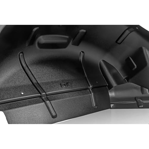 Image of Rough Country Rear Wheel Well Liners for Ford F-150 (2015-2020) - Heavy-Duty Rear Fender Liners for Mud & Debris Protection, Made in USA