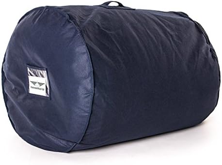 HangerMaster Breathable Duvet Storage Bag - 3 Pack (Large, Navy)
