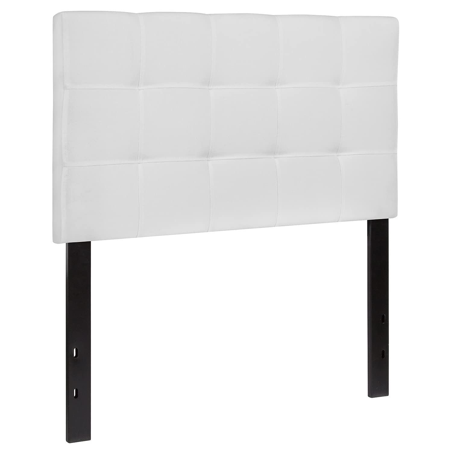 Flash Furniture Upholstered Headboard, Twin, White