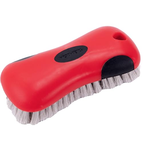 Mothers Soft Bristle Leather and Upholstery Car Cleaning Scrub Brush for Automotive, Home, Couch,...