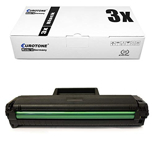 3X Müller Printware Cartucho de tóner para Samsung ML 1660 1665 1666 1670 1672 1674 1675 1678 1860 1865 W N reemplaza MLT D1042S