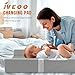 JVEOO Vegan Leather Baby Changing Pad, Waterproof & Wipeable Soft Diaper Changing Mat 32