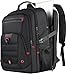 Z-MGKISS Men's Extra Large 55L Anti-Theft Backpack, TSA-Approved for 18.4-19" Gaming Laptops, Gym Work Travel for Business College Daypack (Black)