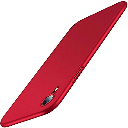 TORRAS Slim Fit Compatible for iPhone XR Case Ultra-Thin Lightweight Full Protection Hard PC Cover with Comfortable Grip Cases for iPhone XR 6.1", Red